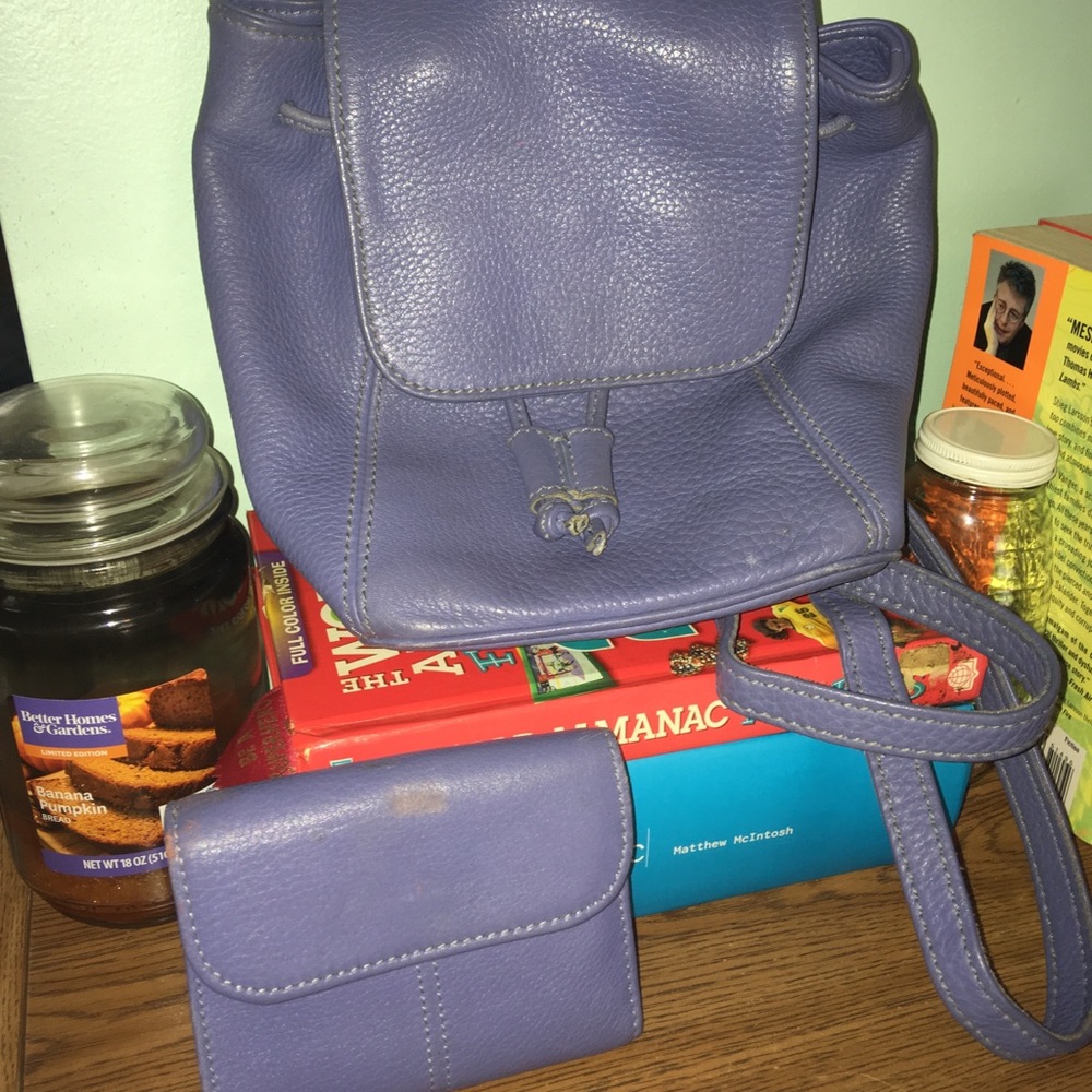Vintage Coach Backpack w/ wallet